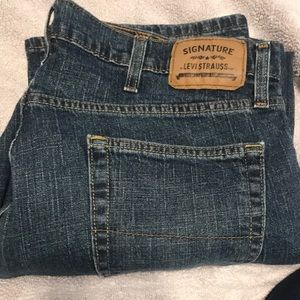 MENS LEVI STRAUSS JEANS BOOT CUT MEDIUM WASH SIZE 38/30